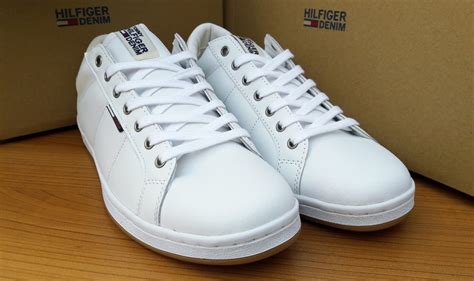 tommy hilfiger tenis blancos hombre